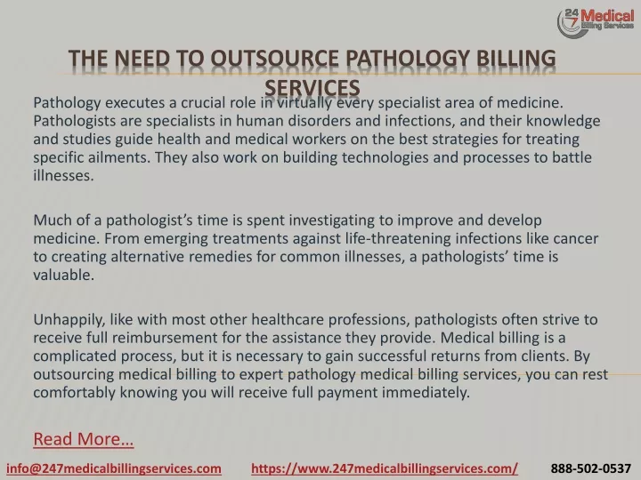 the need to outsource pathology billing services