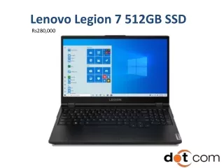 Lenovo Legion 7 512GB SSD