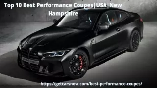 Top 10 Best Performance coupes
