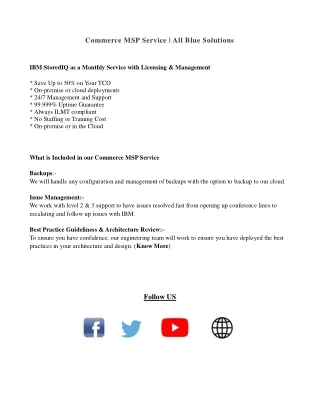 commerce msp service all blue solutions