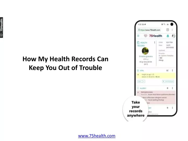 how my health records can keep you out of trouble