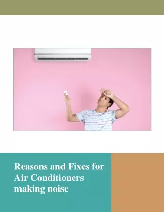 reasons and fixes for air conditioners making