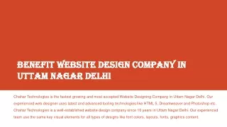 Website Designing Company in Uttam Nagar Delhi PPT
