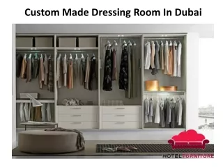 custom made dressing room in dubai