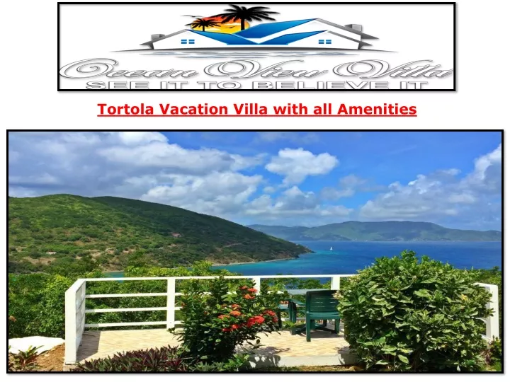 tortola vacation villa with all amenities