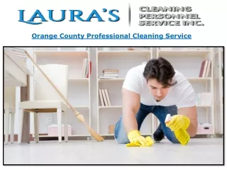 Orange County Professional Cleaning Service