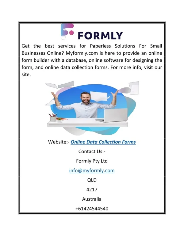 Online Data Collection Forms | Myformly.com