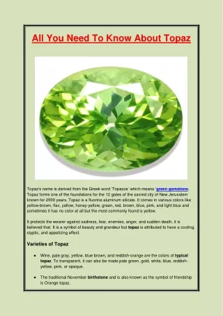 all you need to know about topaz
