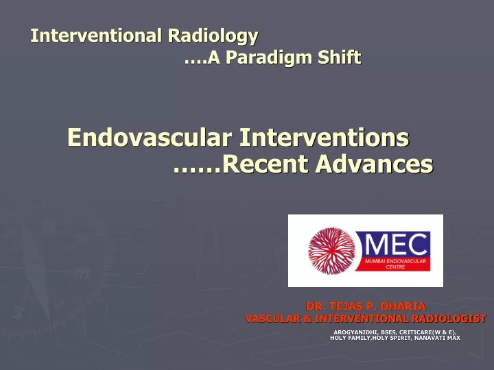 interventional radiology a paradigm shift