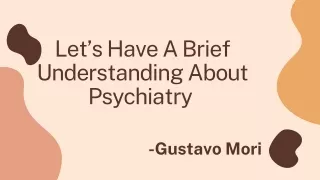 The real problem with psychiatry - Gustavo Mori