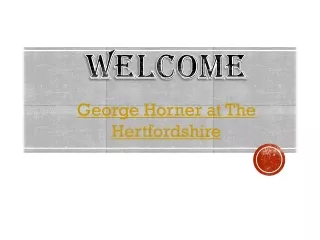 welcome