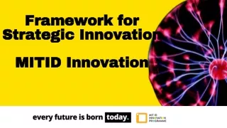 framework for strategic innovation mitid