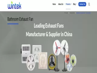 Exhaust Fan Supplier