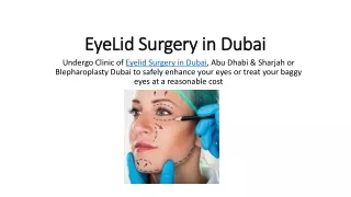 EyeLid Surgery in Dubai