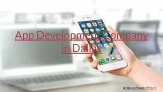 App Development Company in Dallas