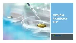 Medical pharmacy App