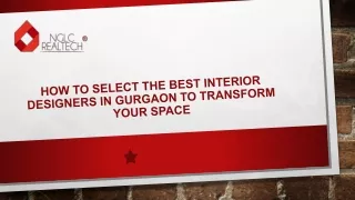 best interior designers in Gurgaon