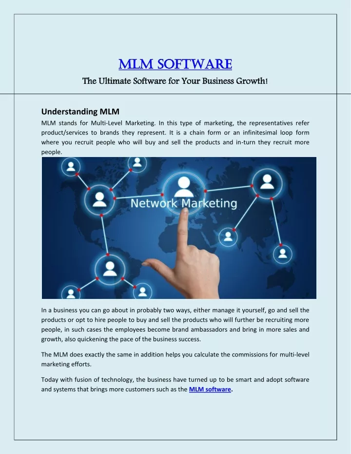 mlm software mlm software the ultimate