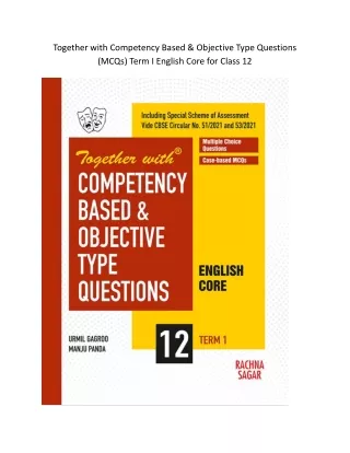 together with competency based objective type