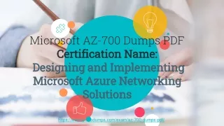 Fully Updated Microsoft AZ-700 Exam Dumps PDF - Latest AZ-700 Exam Questions