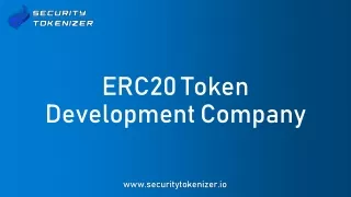 erc20 token development company