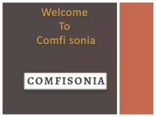 welcome to comfi sonia