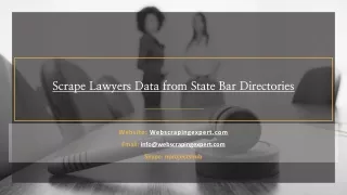 scrape lawyers data from state bar directories