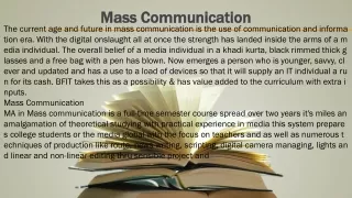 Best M.A Mass Communication college in Dehradun