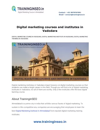 contact 91 9979767991 email contact@traininginseo