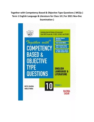 together with competency based objective type