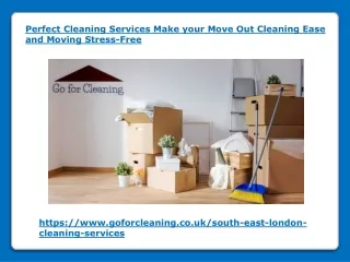 perfect cleaning services make your move