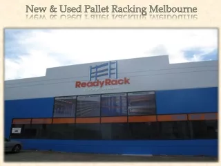 New & Used Pallet Racking Melbourne