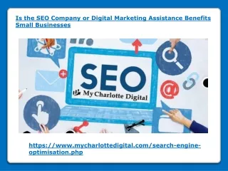 Is the SEO Company or Digital Marketing Assistance Benefits Small Businesses