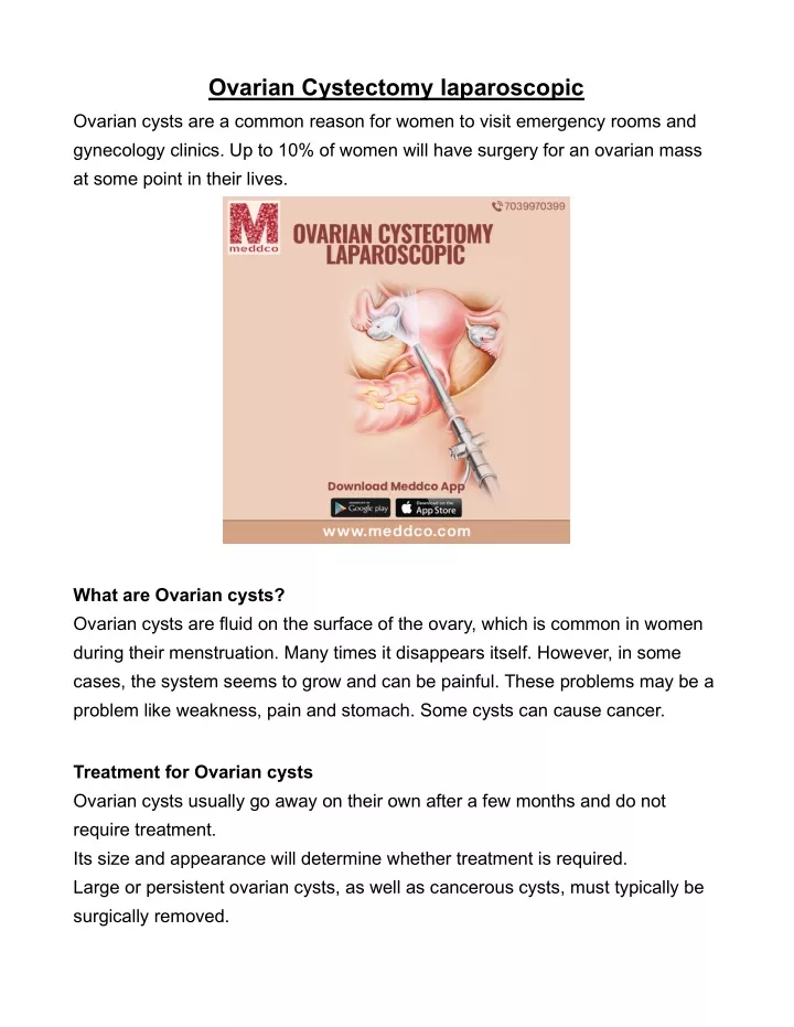 ovarian cystectomy laparoscopic