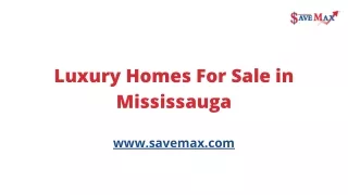 luxury homes for sale in mississauga