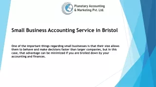 Small Business Accounting Service in Bristol