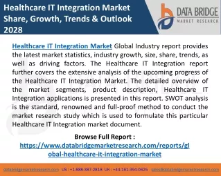 healthcare it integration market share growth