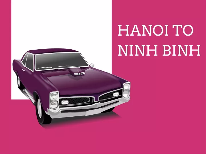 hanoi to ninh binh