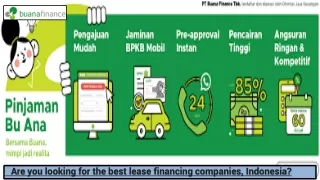 Are you looking for the best lease financing companies, Indonesia