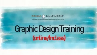 Graphic Design Online Training Institutes in Hyderabad - Prism Multimedia