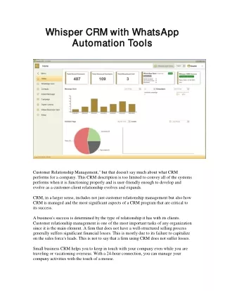 WhisperCRM_Whatsapp_Automation_Tool_PDF