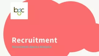 Malaysia Top Recruitment Agency