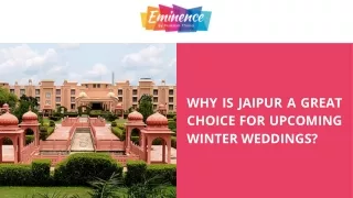 why is jaipur a great choice for upcoming winter