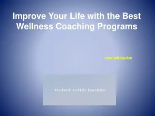 Best Wellness Coaching Programs