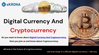 Advantages of Digital Currency And Cryptocurrency