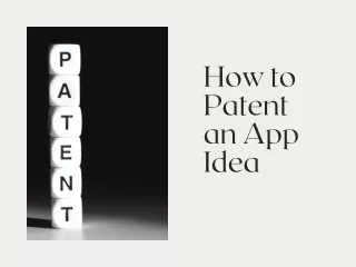 how to patent an app idea