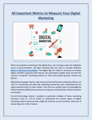 all important metrics to measure your digital