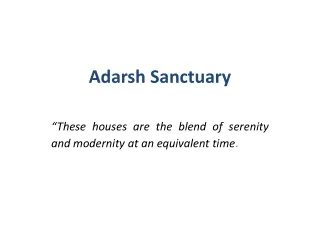 Independent House For Sale in Bangalore East | Adarsh Sanctuary