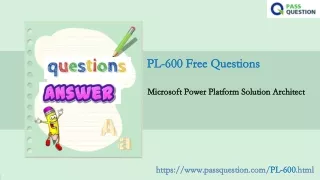 pl 600 free questions pl 600 free questions