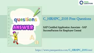 c hrhpc 2105 free questions c hrhpc 2105 free